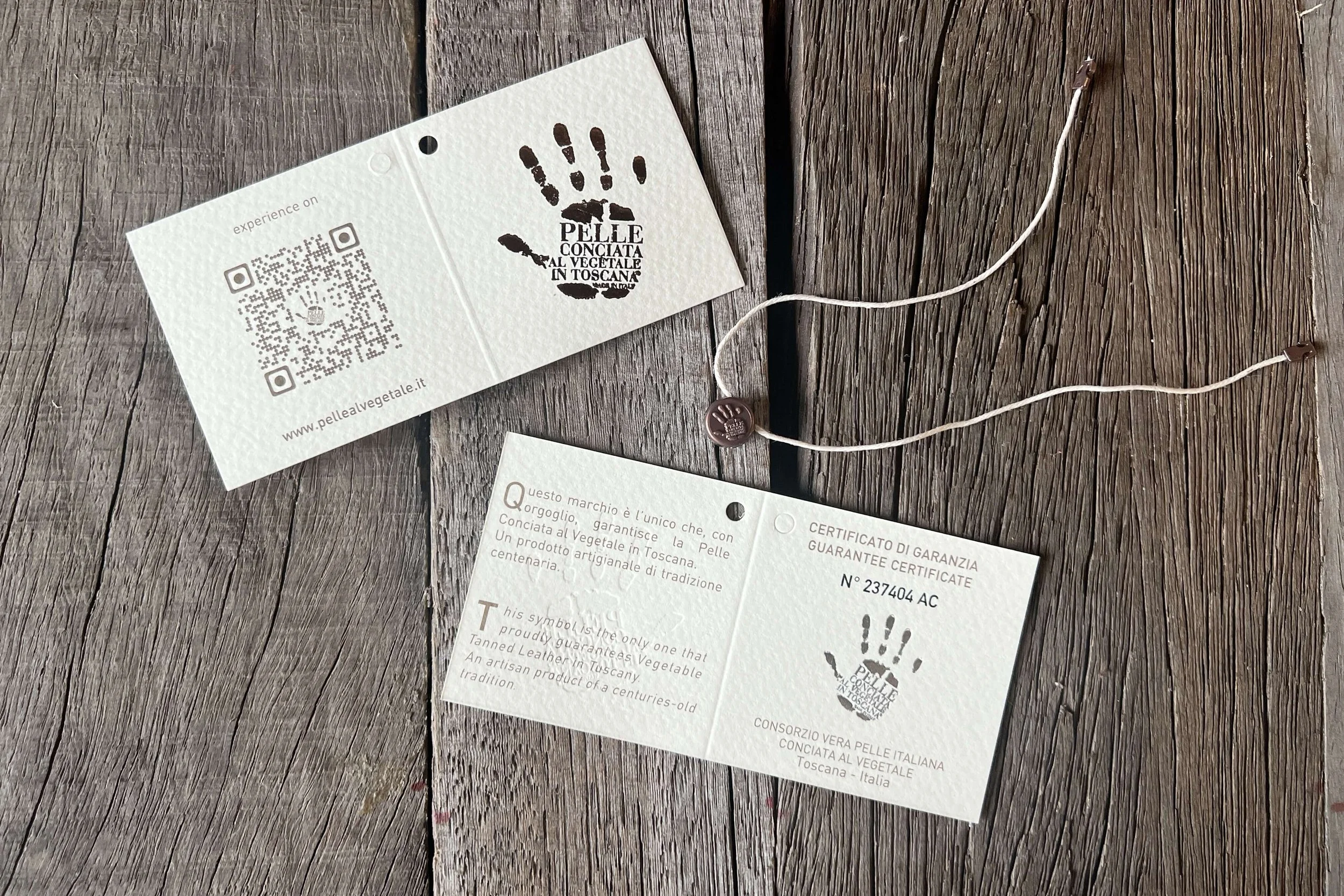 Walpier Hang Tags | Walpier Buttero Leather | The Tannery Row